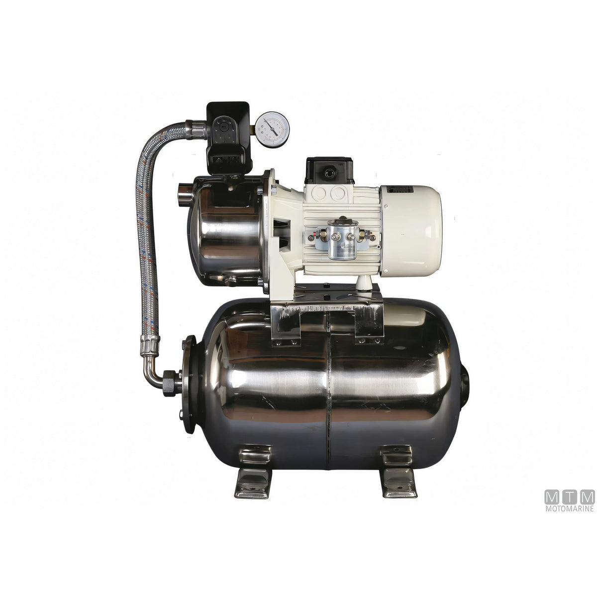 Pompa autoclave CEM J-Inox/20X in acciaio inox con serbatoio — Pompa 12V