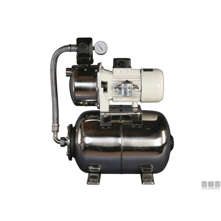 Pompa autoclave CEM J-Inox/20X in acciaio inox con serbatoio — Pompa 12V