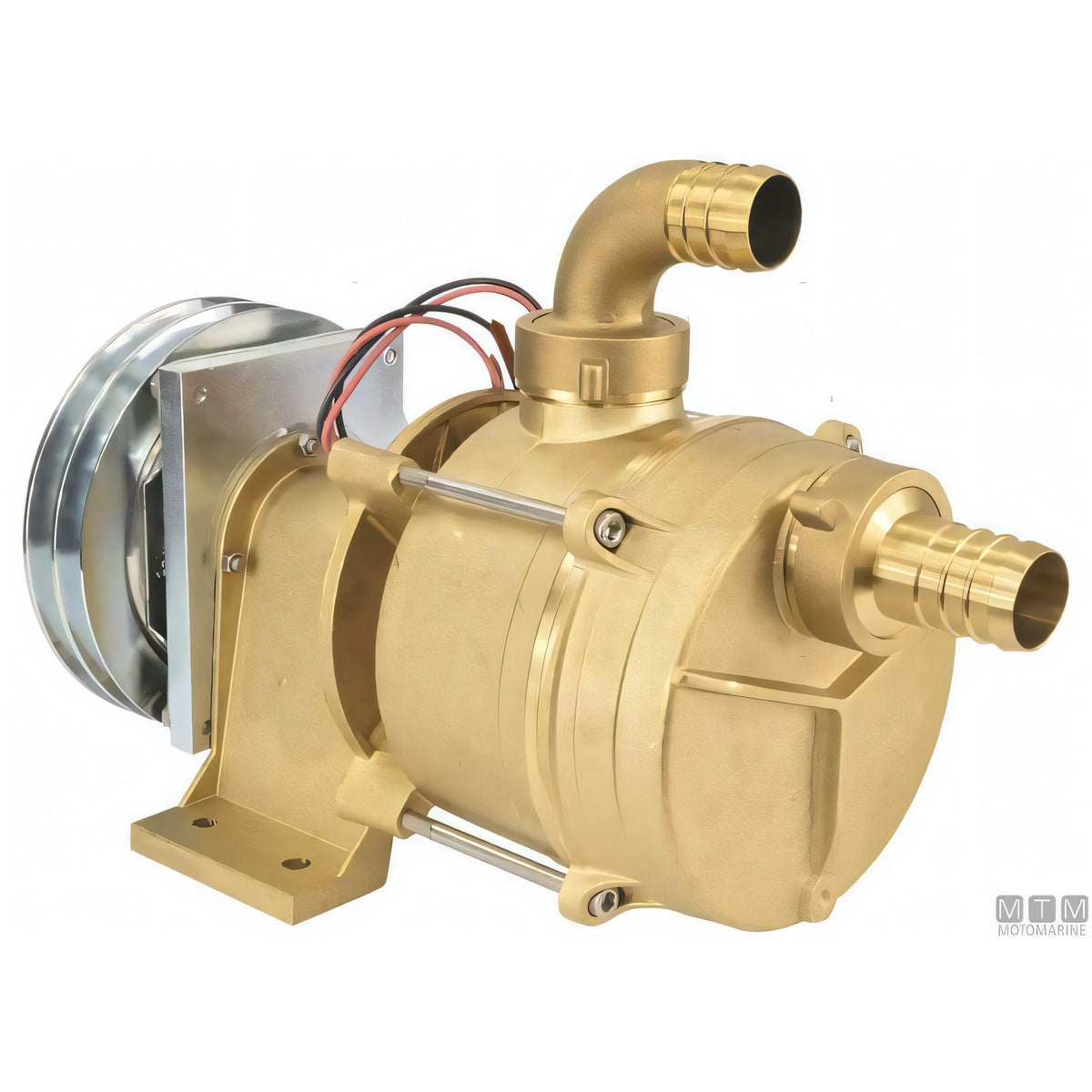 MTM pompa raffreddamento motore serie IFE in ottone con frizione elettromagnetica — Ø 30mm - 12V