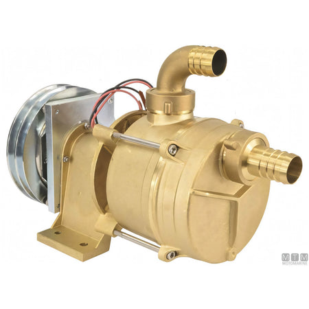 MTM pompa raffreddamento motore serie IFE in ottone con frizione elettromagnetica — Ø 40mm - 24V