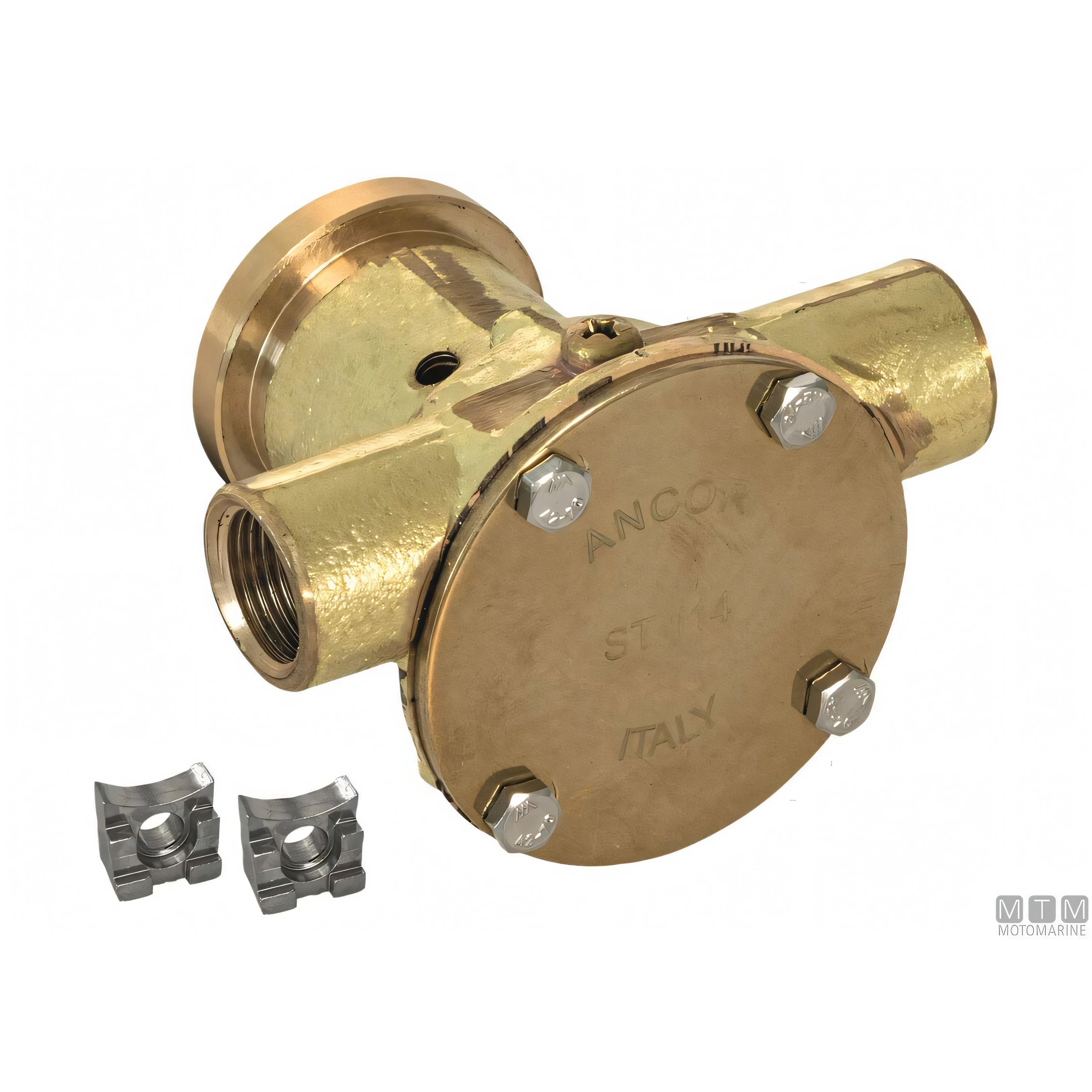 Ancor pompa raffreddamento ST114 bronzo girante neoprene — ø 3/8"
