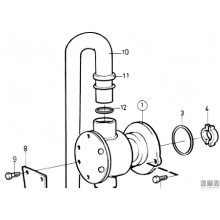 Johnson Pompa di Raffreddamento F7B-9 — F7B-9