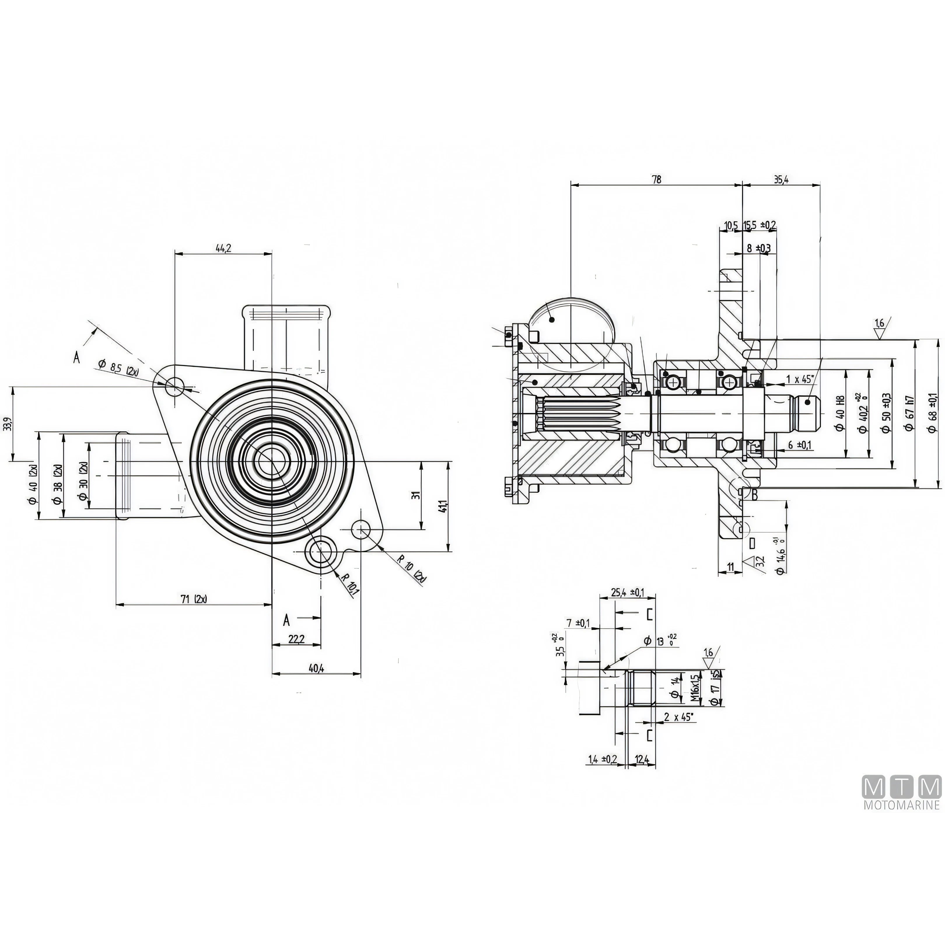 Johnson Pompa di Raffreddamento F6B-9 — F6B-9