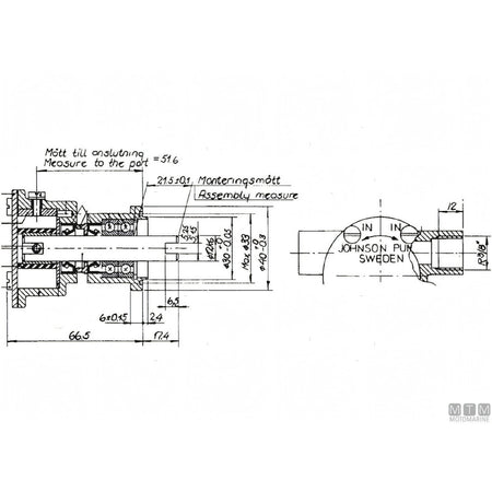 Johnson pompa di raffreddamento F35B-9 — F35B-9