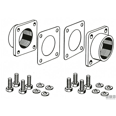 SPX Flow kit adattatore bocche ventilatore estrattore — 1"½ GAS