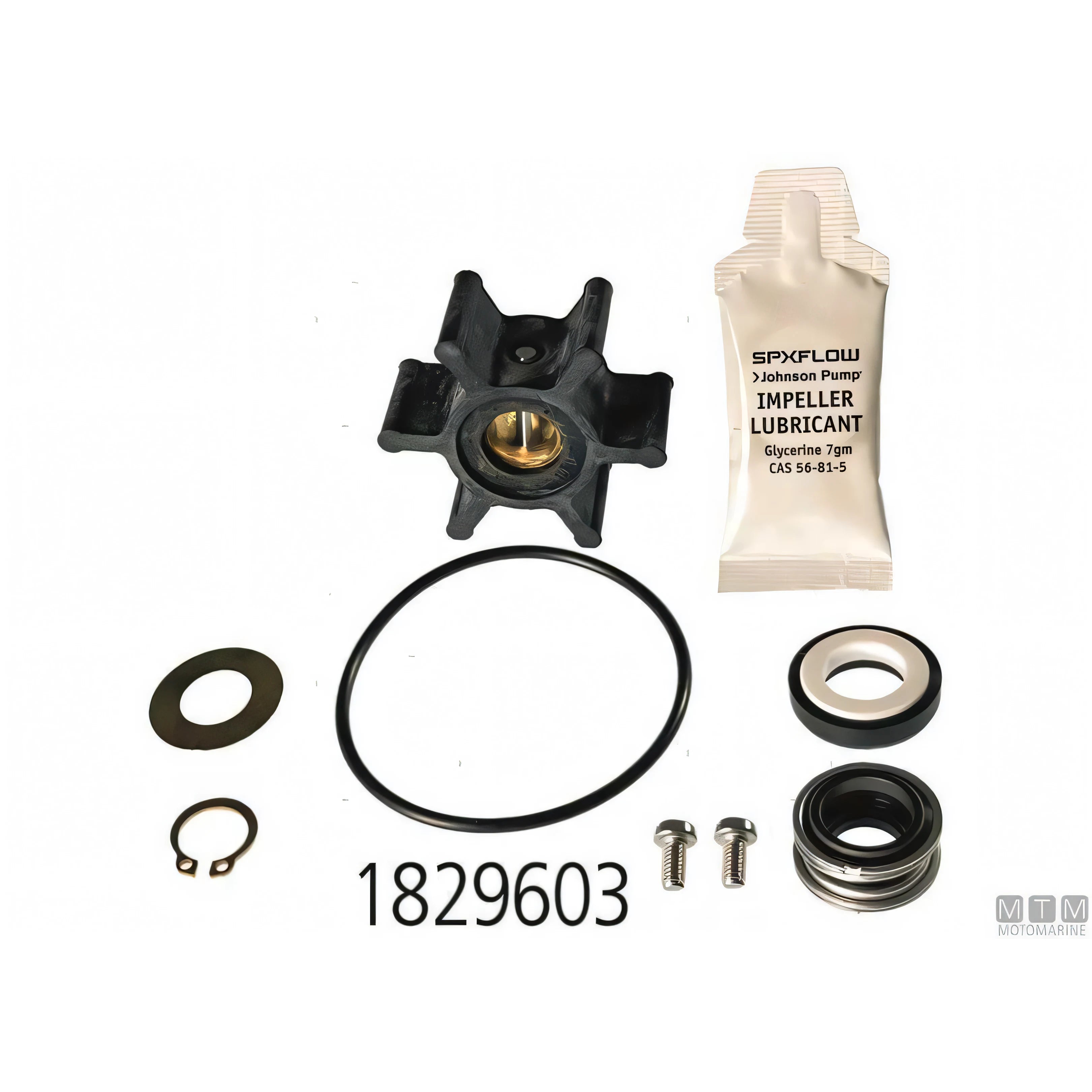 SPX Johnson Service Kit pompa raffreddamento girante gomma — vista 3
