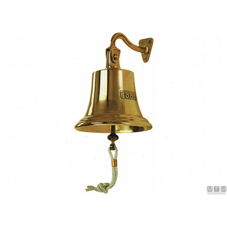 Foresti e Suardi Campana Old Navy in ottone lucido — Ø 160 mm