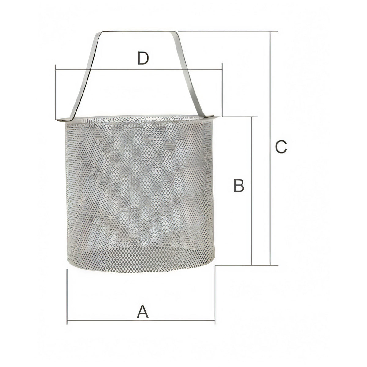 Cestello Guidi, disegno tecnico