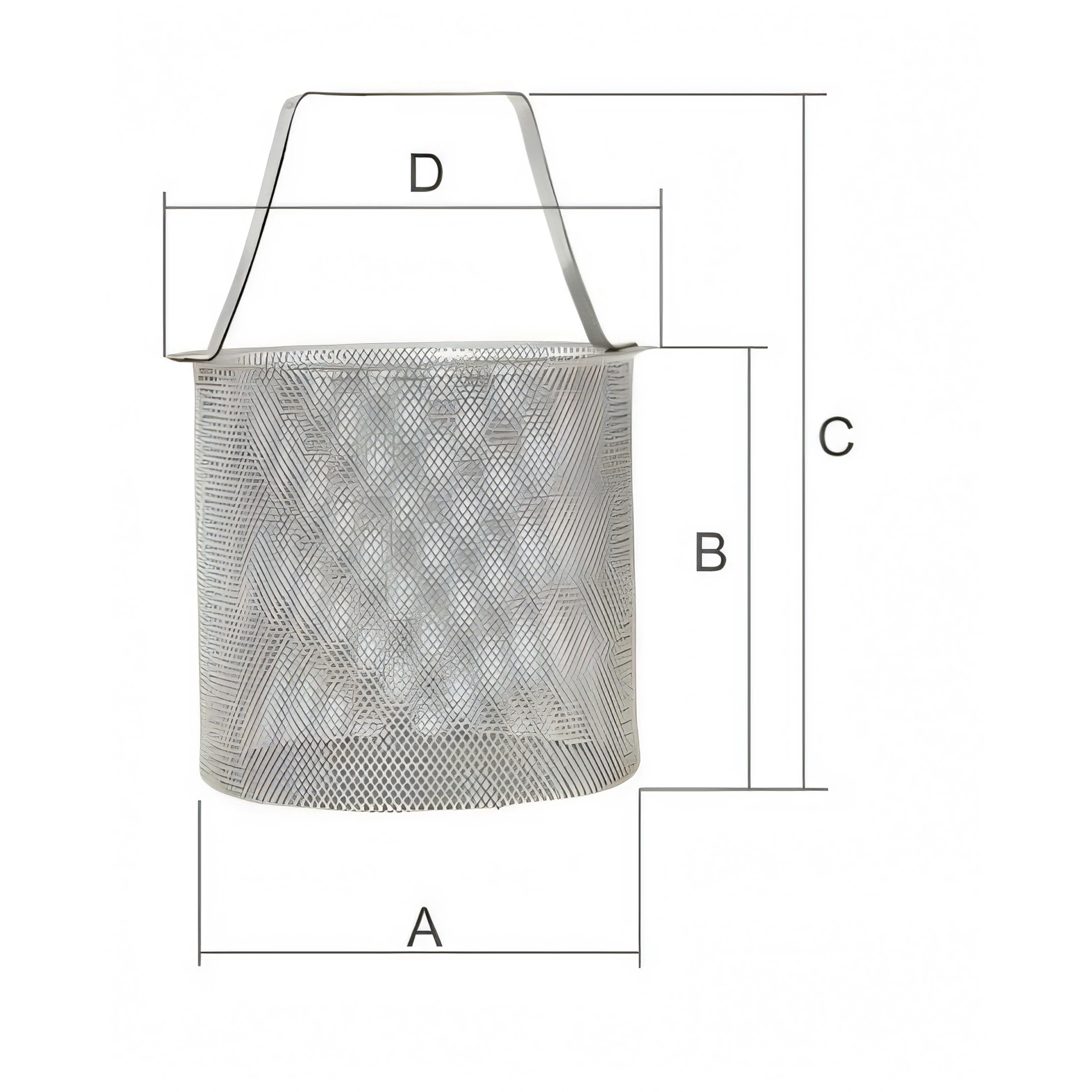 Cestello Guidi, disegno tecnico