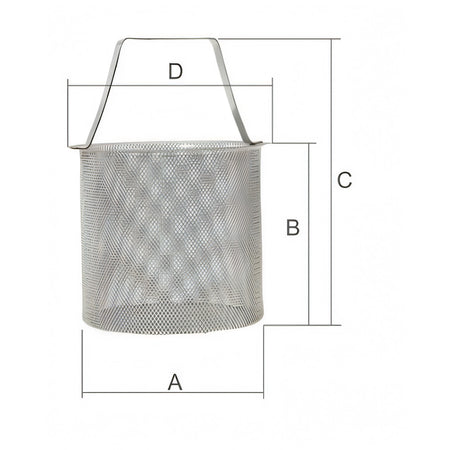 Cestello Guidi, disegno tecnico