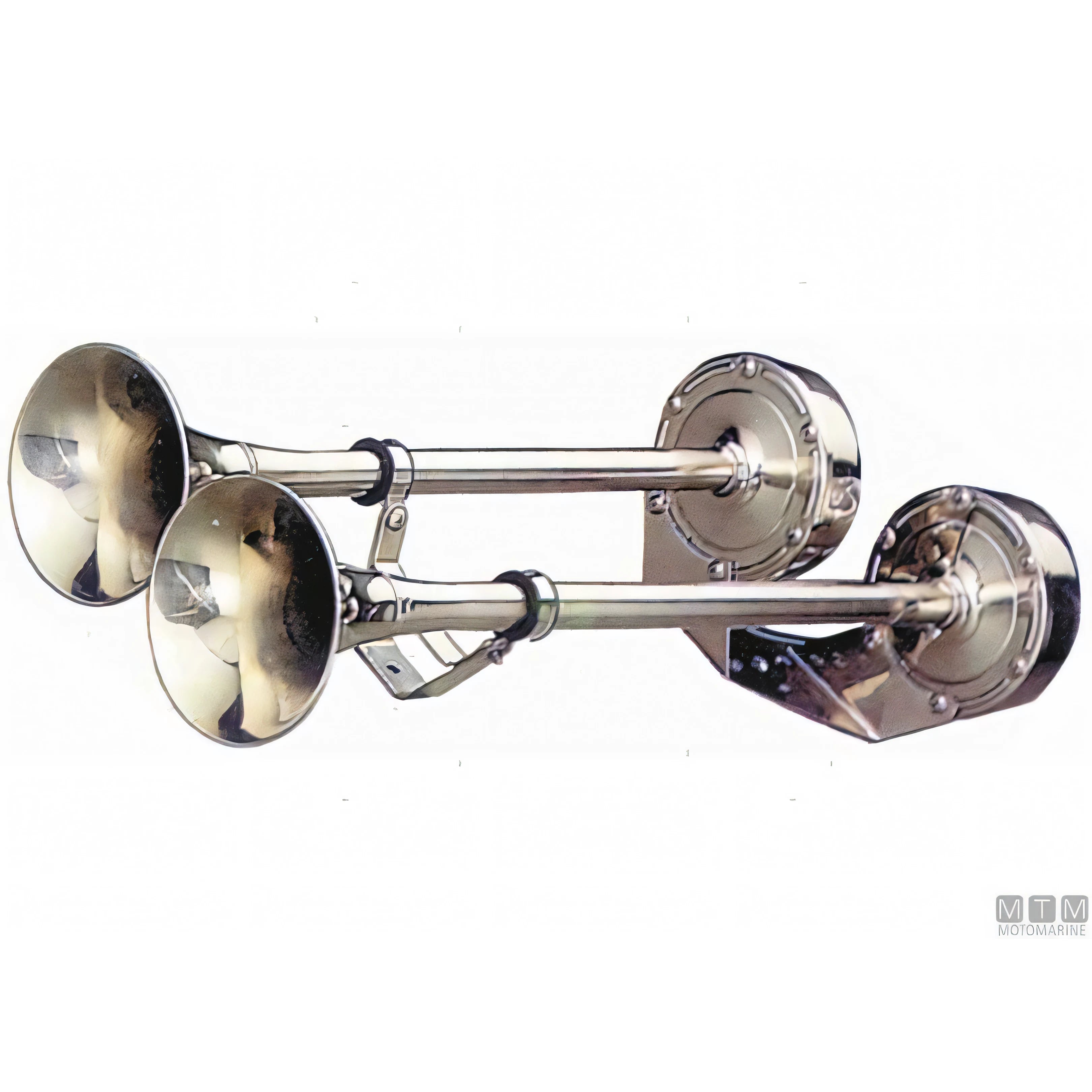 Motomarine tromba doppia AA acciaio inox — 12V