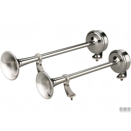 Marco Tromba Doppia in Acciaio Inox — 12V