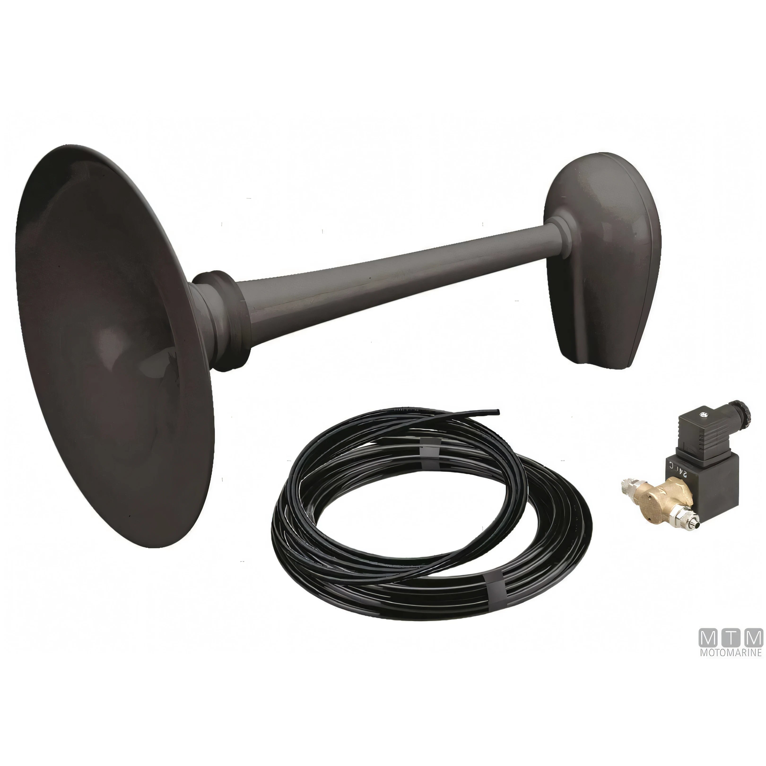 Tromba nautica Marco a norme R.I.Na. — Nera 24V