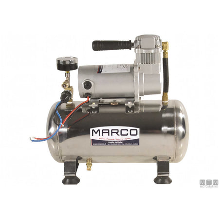 Tromba nautica Marco a norme R.I.Na. — Compressore 24V