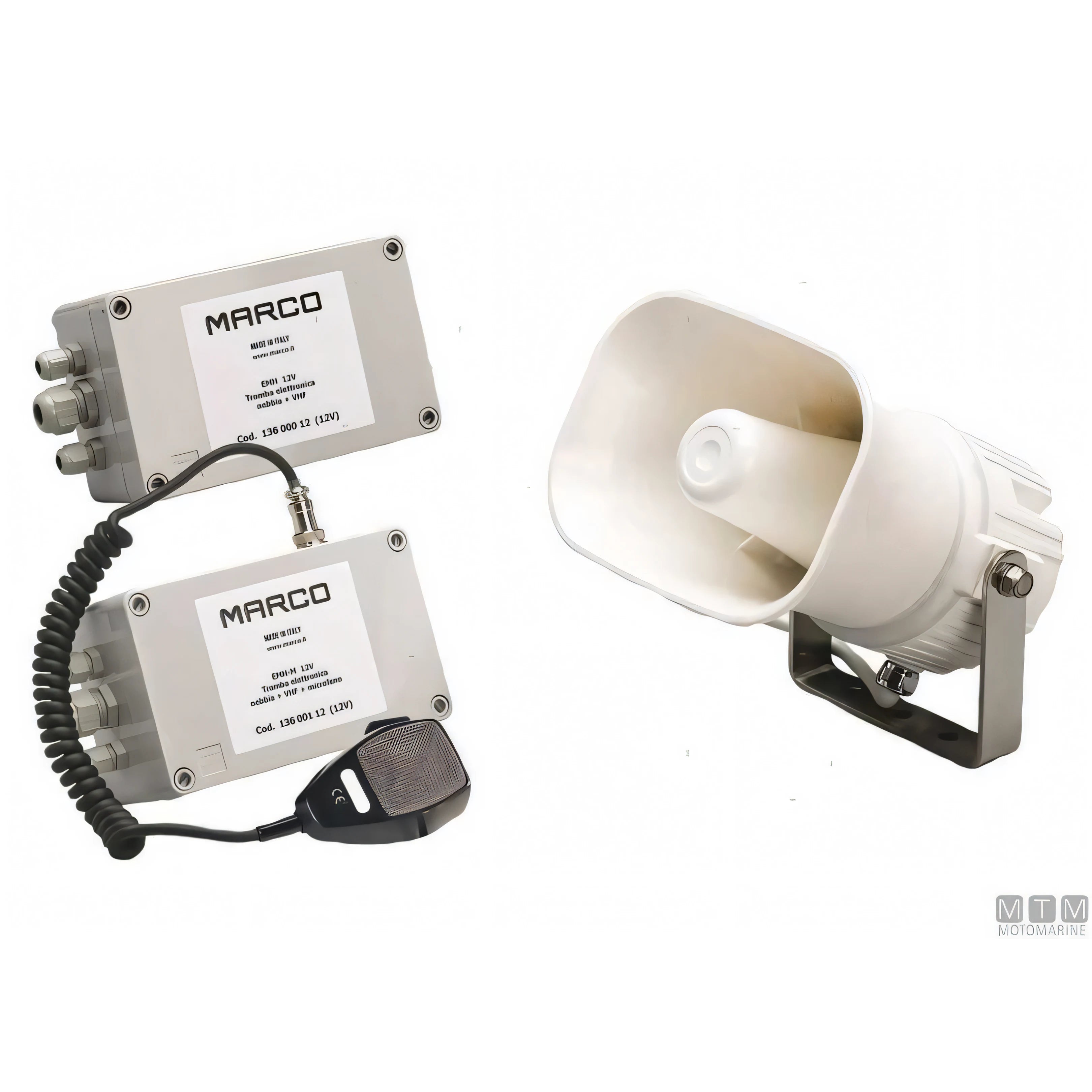 Marco avvisatore elettronico EMH 12V — Senza microfono