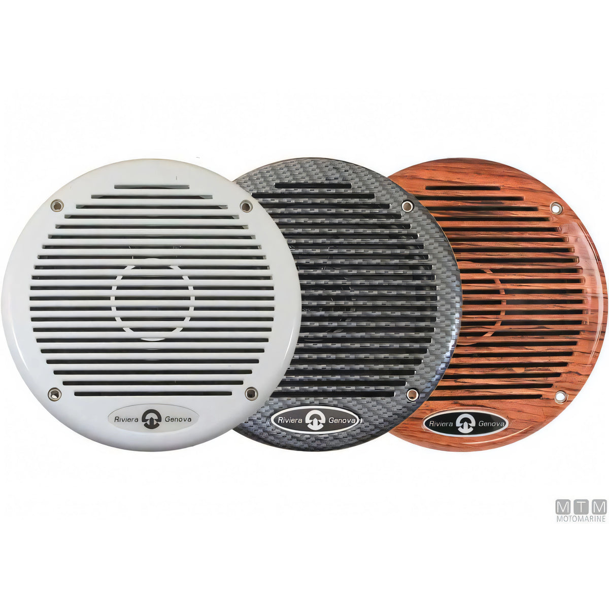 Riviera Altoparlante Round L per impianto audio nautico — 80W Bianca