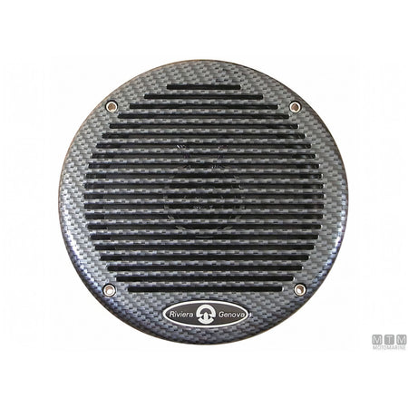 Riviera Altoparlante Round L per impianto audio nautico — 80W Carbon