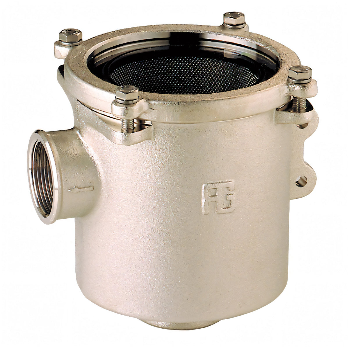 Filtro acqua Guidi Ionio in bronzo nichelato con coperchio trasparente
