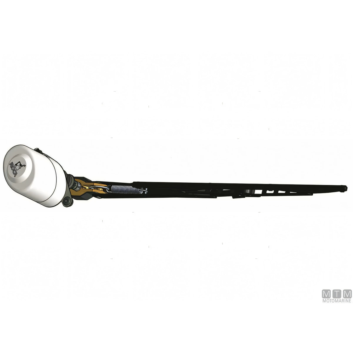 Roca tergicristallo W5 motore braccio spazzola inox — Motore 12V