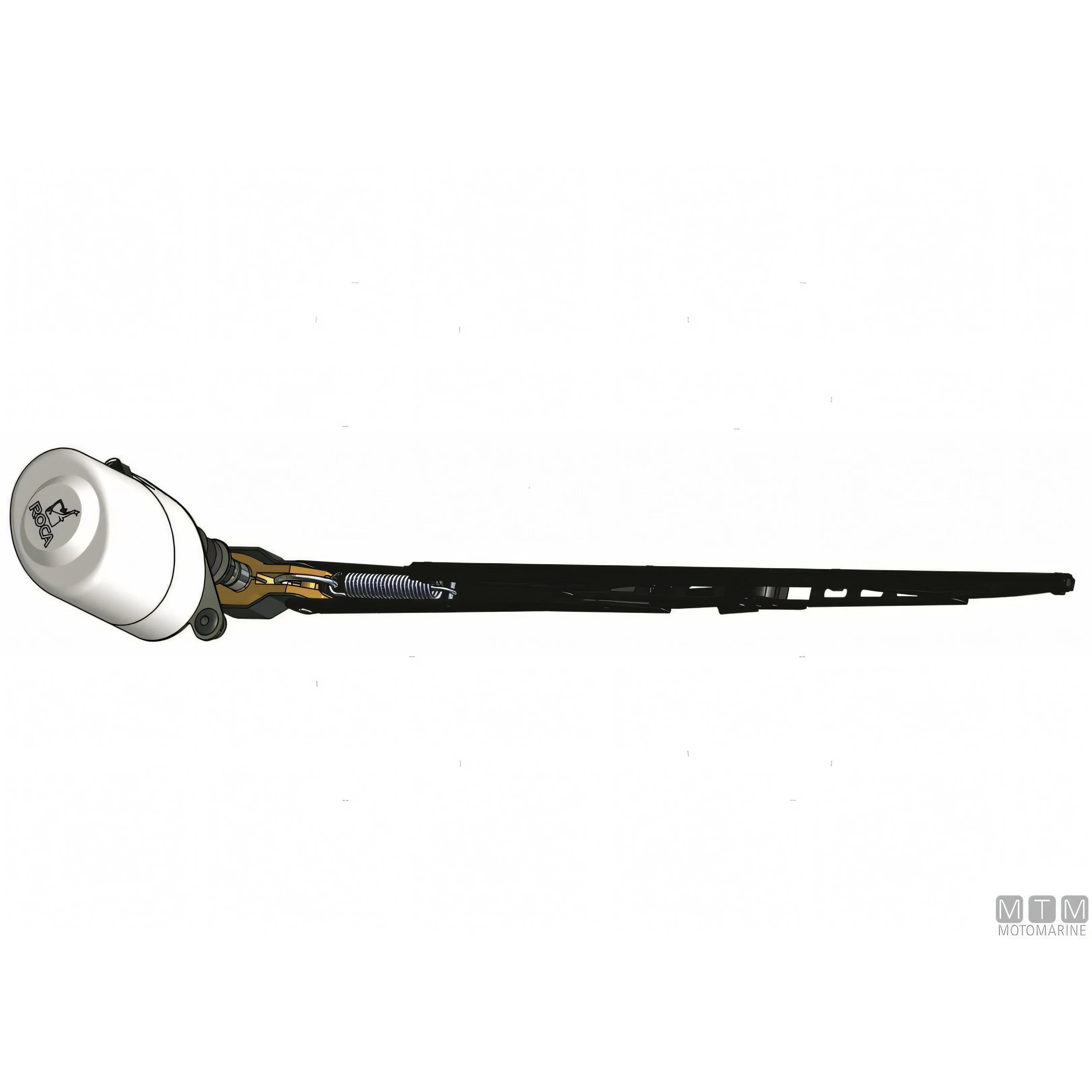 Roca tergicristallo W5 motore braccio spazzola inox — Motore 12V