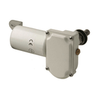 Motorino tergicristallo W10M 12V in metallo grigio con scatola ingranaggi e perno da 28mm | Onautica