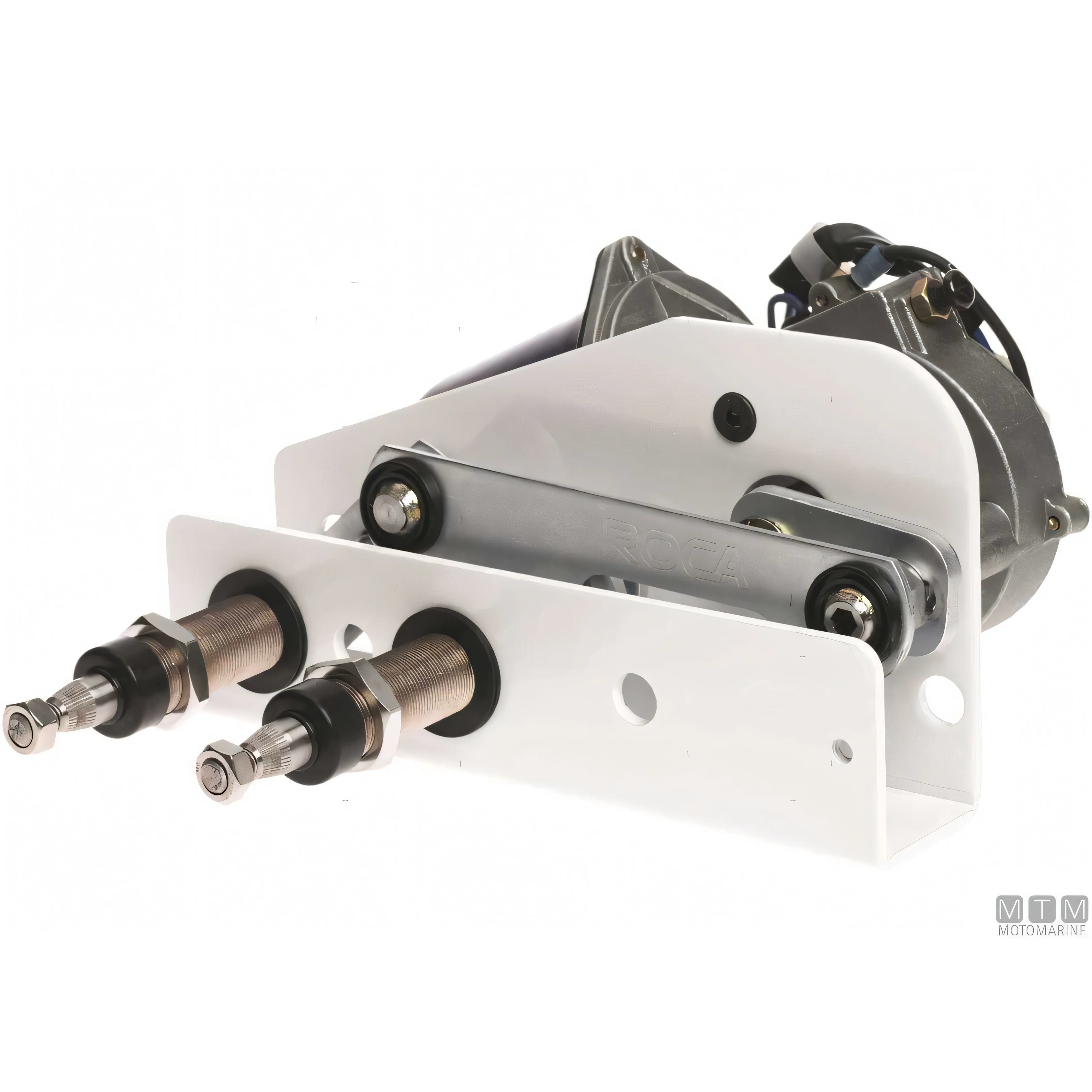 Roca tergicristallo W38 acciaio inox — Motorino 24V H78mm