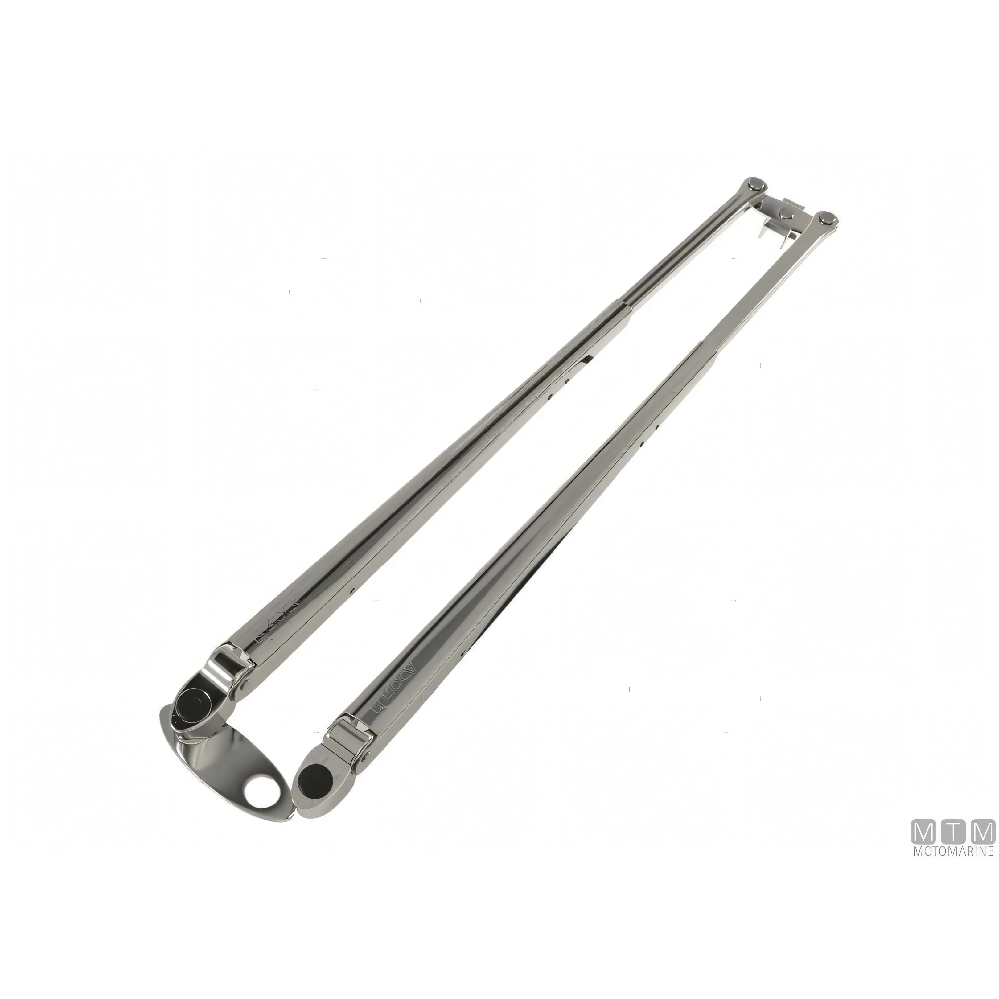 Roca tergicristallo W38 acciaio inox — Braccio telescopico 620/900mm inox lucido
