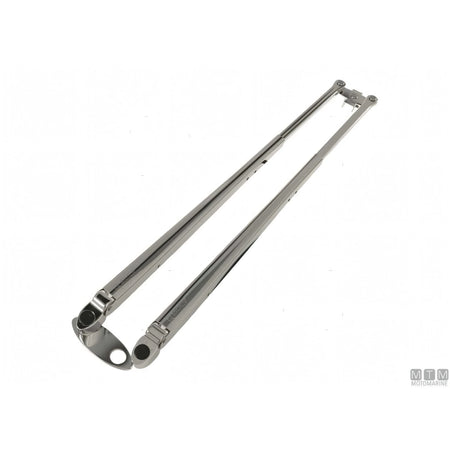 Roca tergicristallo W38 acciaio inox — Braccio telescopico 620/900mm inox lucido