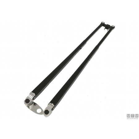 Roca tergicristallo W38 acciaio inox — Braccio telescopico 620/900mm inox brunito