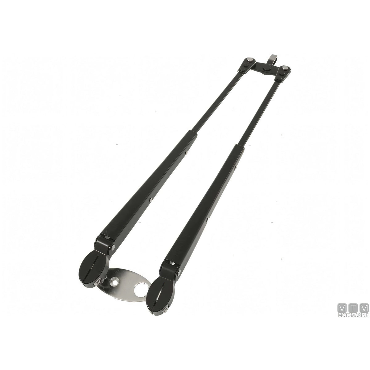 Roca braccio tergicristallo a pantografo telescopico in acciaio inox — 454/591 mm - Brunito