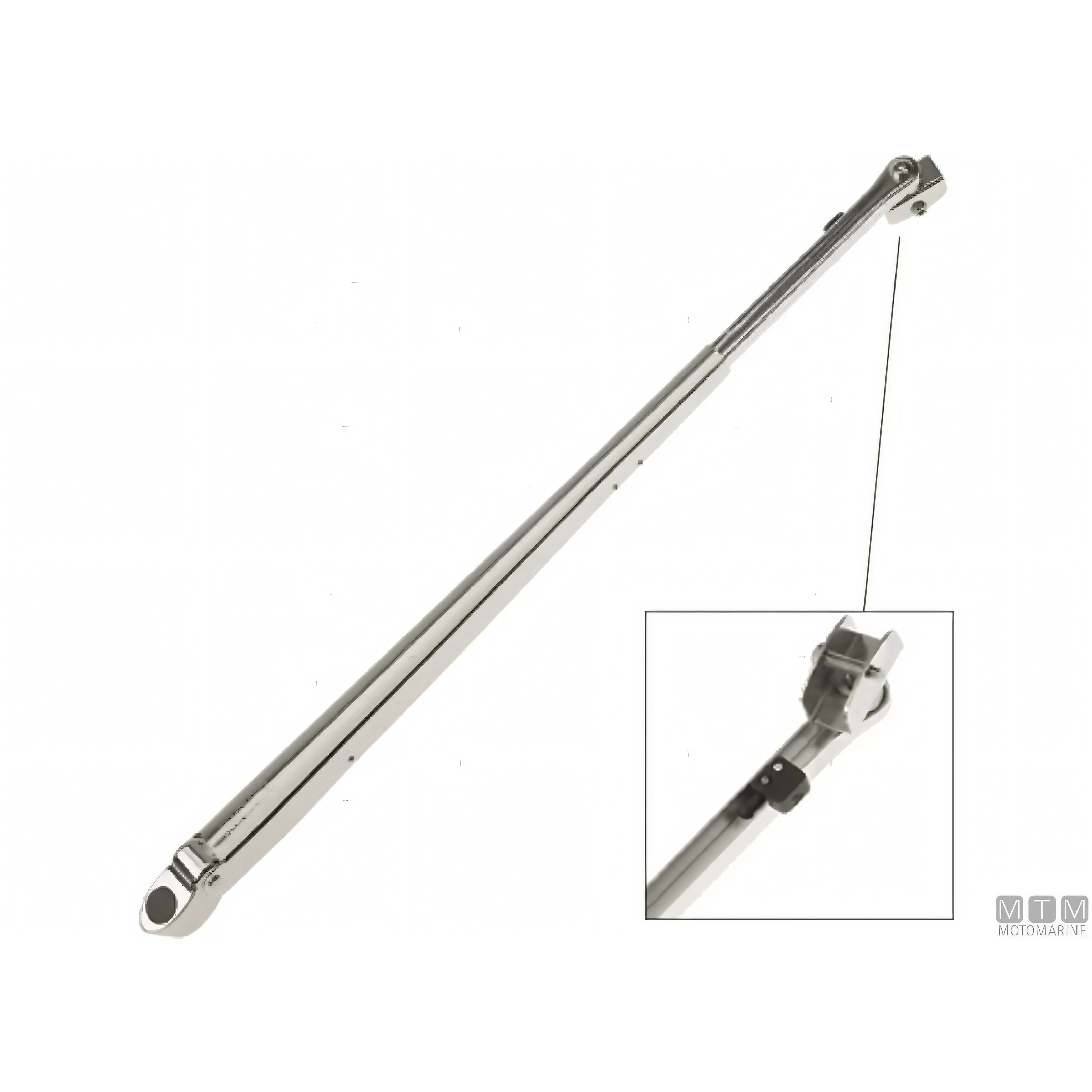 Roca tergicristallo W25 motore inox — Braccio inox lucido 470-750 mm