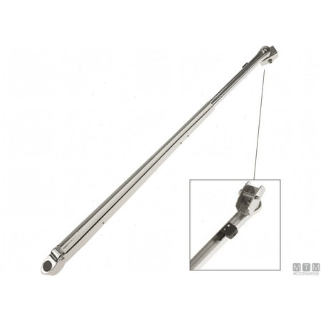 Roca tergicristallo W25 motore inox — Braccio inox lucido 470-750 mm