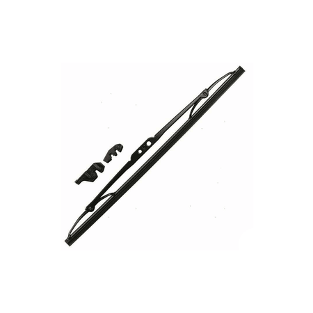 Spazzola tergicristallo ROCA Extraflex nera in acciaio brunito L 355mm con adattatori inclusi | Onautica