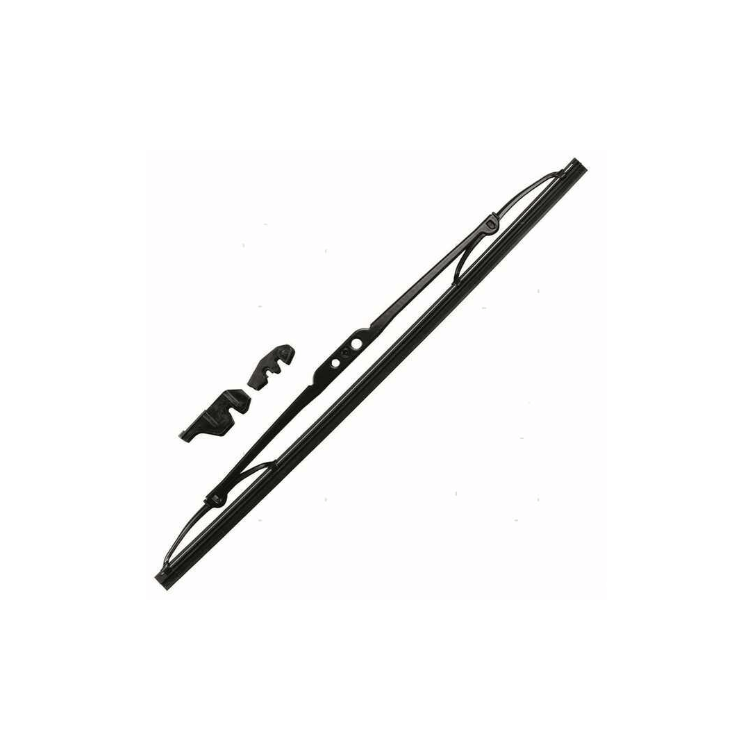 Spazzola tergicristallo ROCA Extraflex nera in acciaio brunito 355mm con adattatori inclusi | Onautica