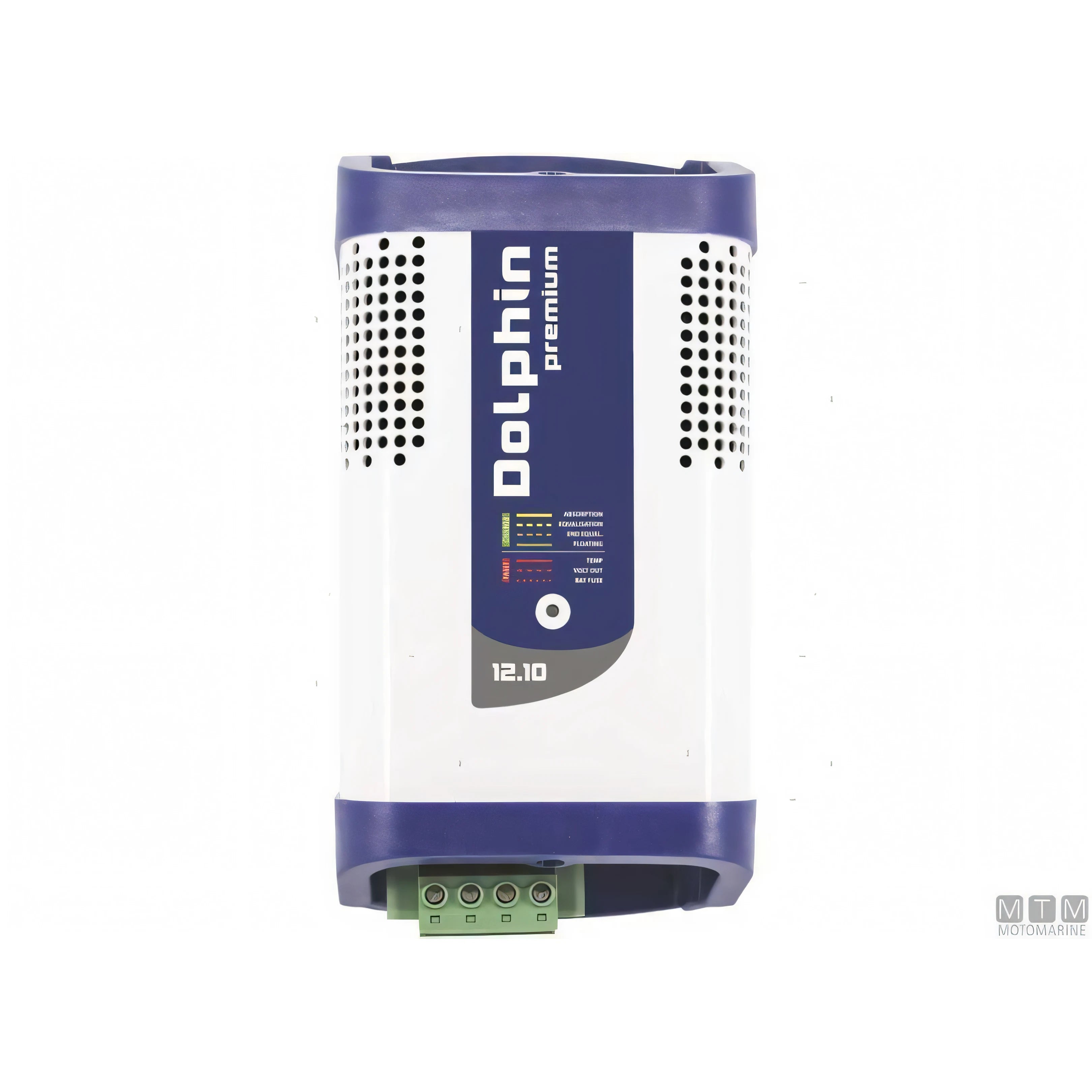 Caricabatterie Dolphin Premium cassa in alluminio anodizzato — 12V 10A