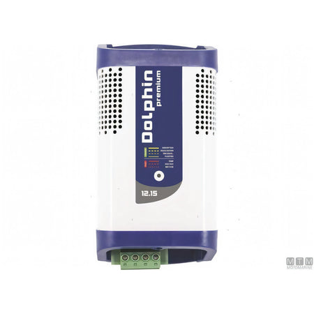 Caricabatterie Dolphin Premium cassa in alluminio anodizzato — 12V 10A