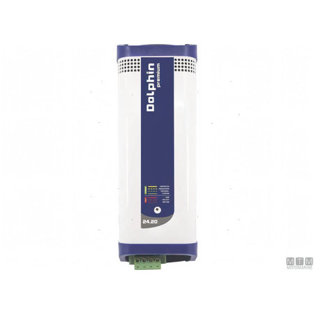 Caricabatterie Dolphin Premium cassa in alluminio anodizzato — 12V 10A