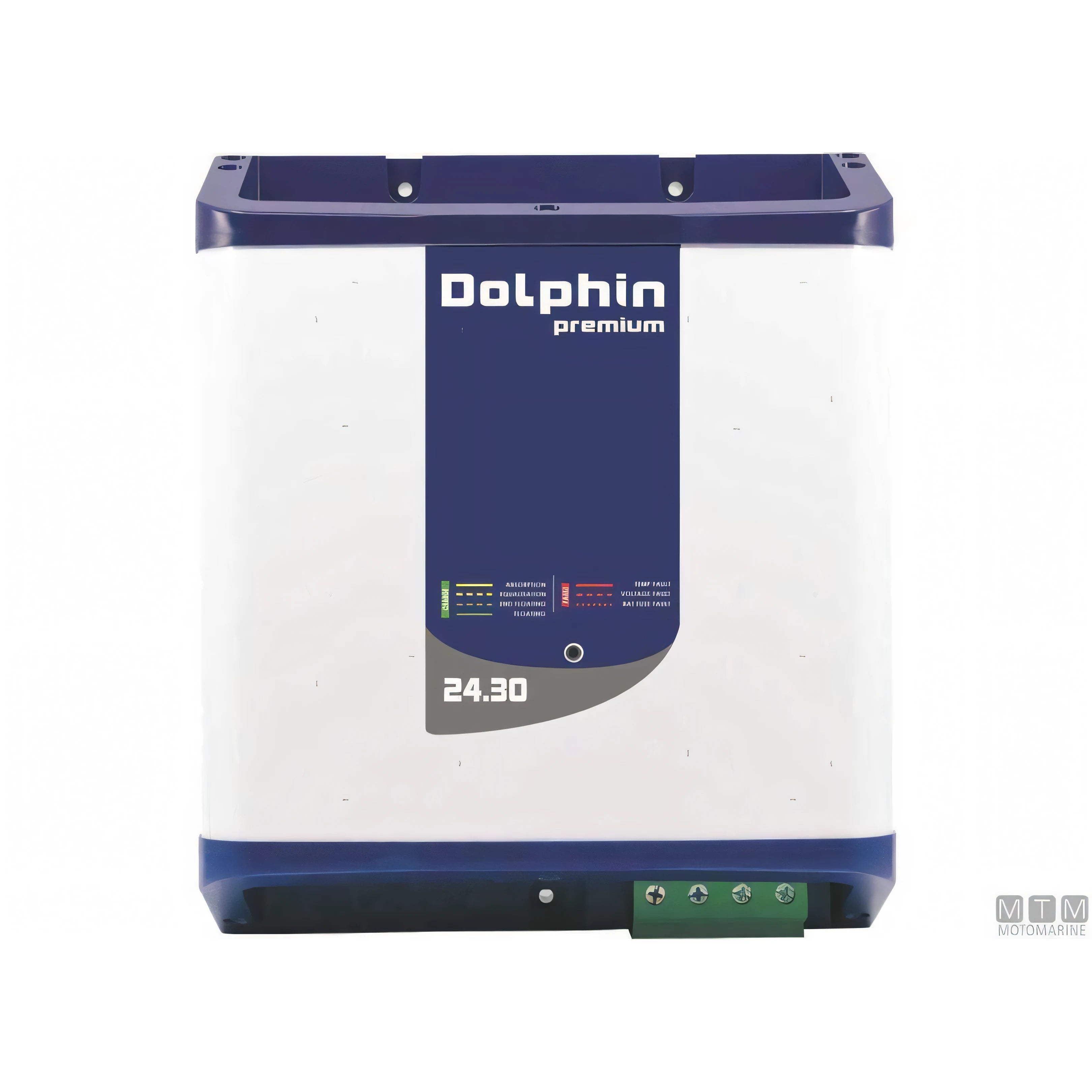 Caricabatterie Dolphin Premium cassa in alluminio anodizzato — 12V 10A