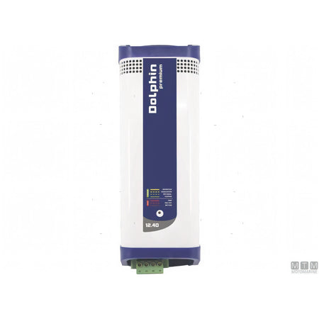 Caricabatterie Dolphin Premium cassa in alluminio anodizzato — 12V 10A