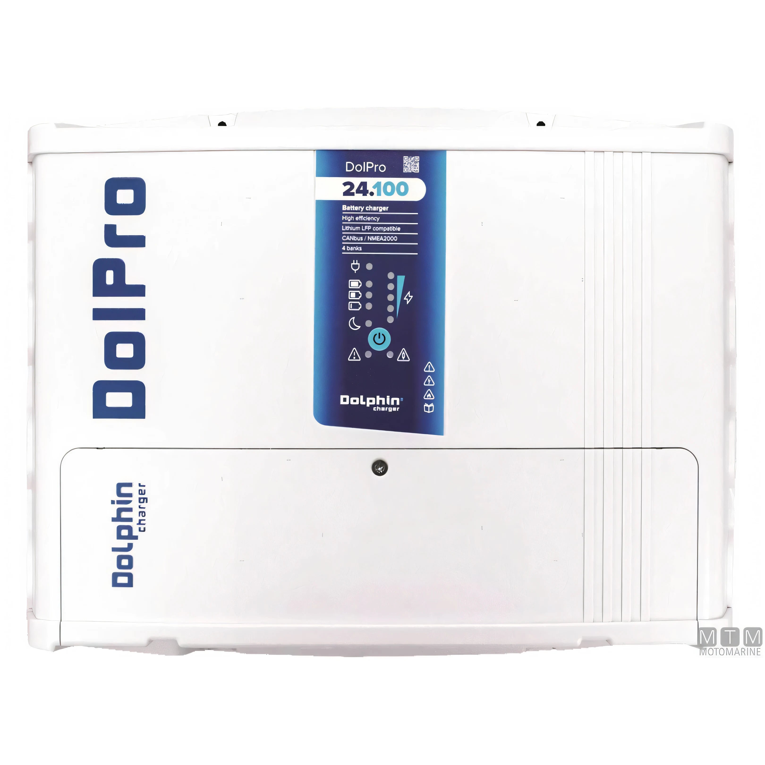 Dolphin Caricabatterie Pro Evo3 cassa in policarbonato — 24V 100A