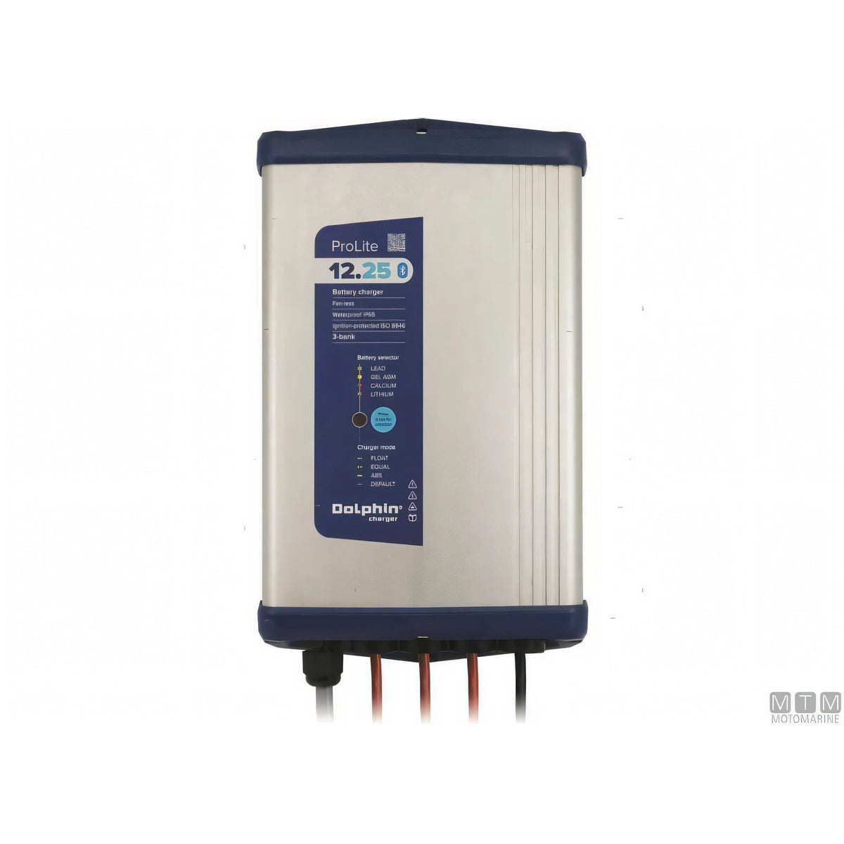 Caricabatterie Dolphin ProLite in alluminio anodizzato — 12V 15A