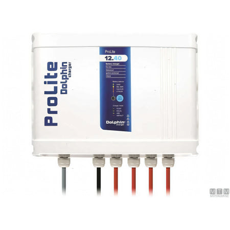 Caricabatterie Dolphin ProLite in alluminio anodizzato — 12V 15A