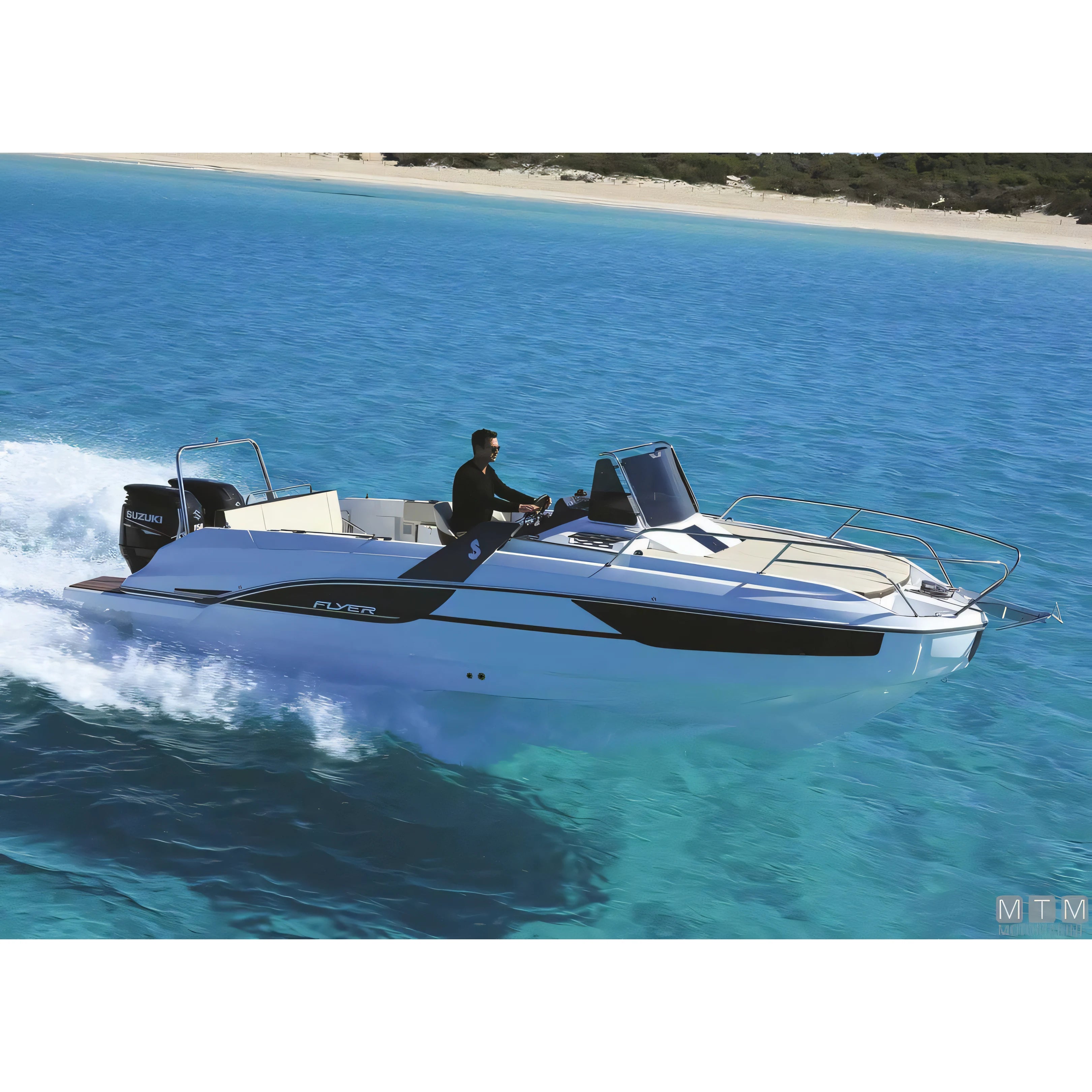 Caricabatterie Dolphin ProLite in alluminio anodizzato — 12V 25A