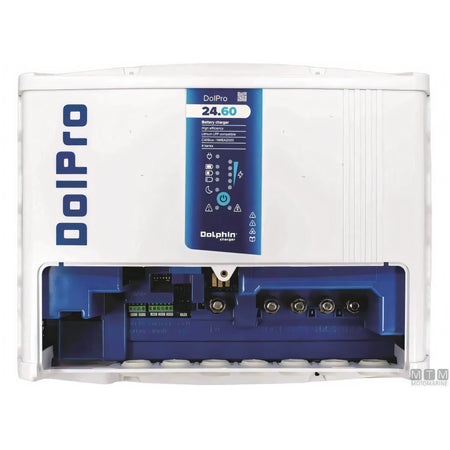 Dolphin Caricabatterie Pro Evo3 cassa in policarbonato — 12V 90A