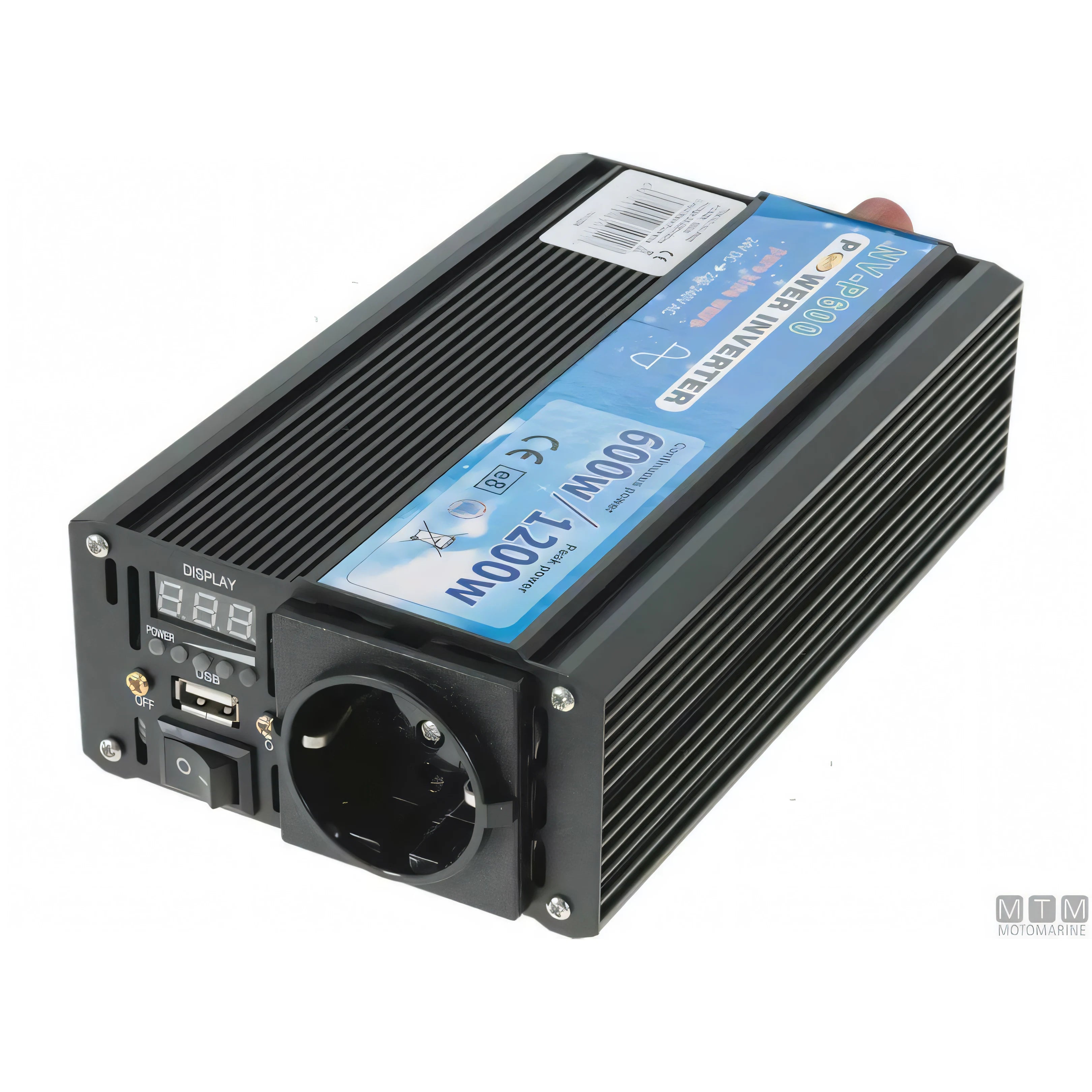 Motomarine Inverter ES100 Power 12V 24V — 600W 12V