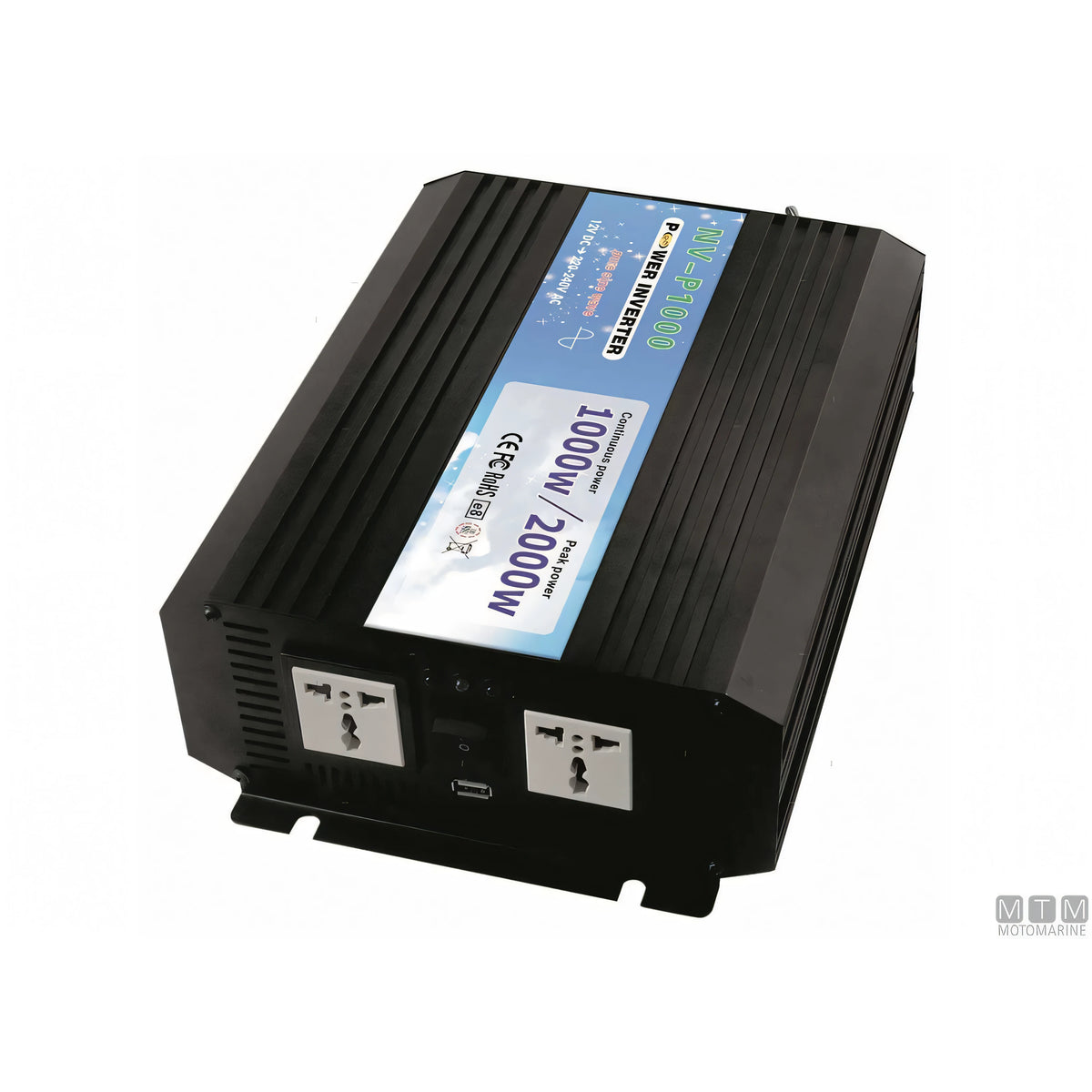 Motomarine Inverter ES100 Power 12V 24V — 1000W 12V