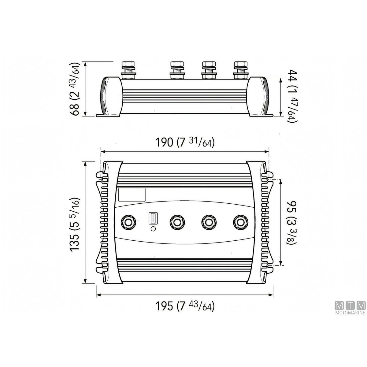 Quick ripartitore di carica ECS 160 Mosfet — 2 uscite