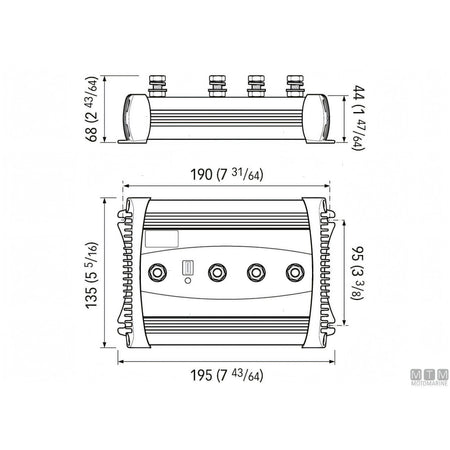 Quick ripartitore di carica ECS 160 Mosfet — 2 uscite