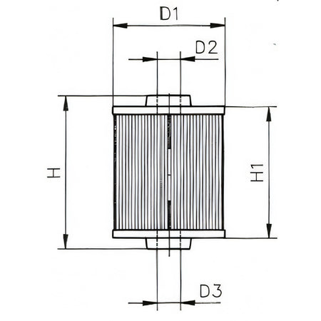 Filtro aria FNI per motori Volvo Penta rif. 3584145