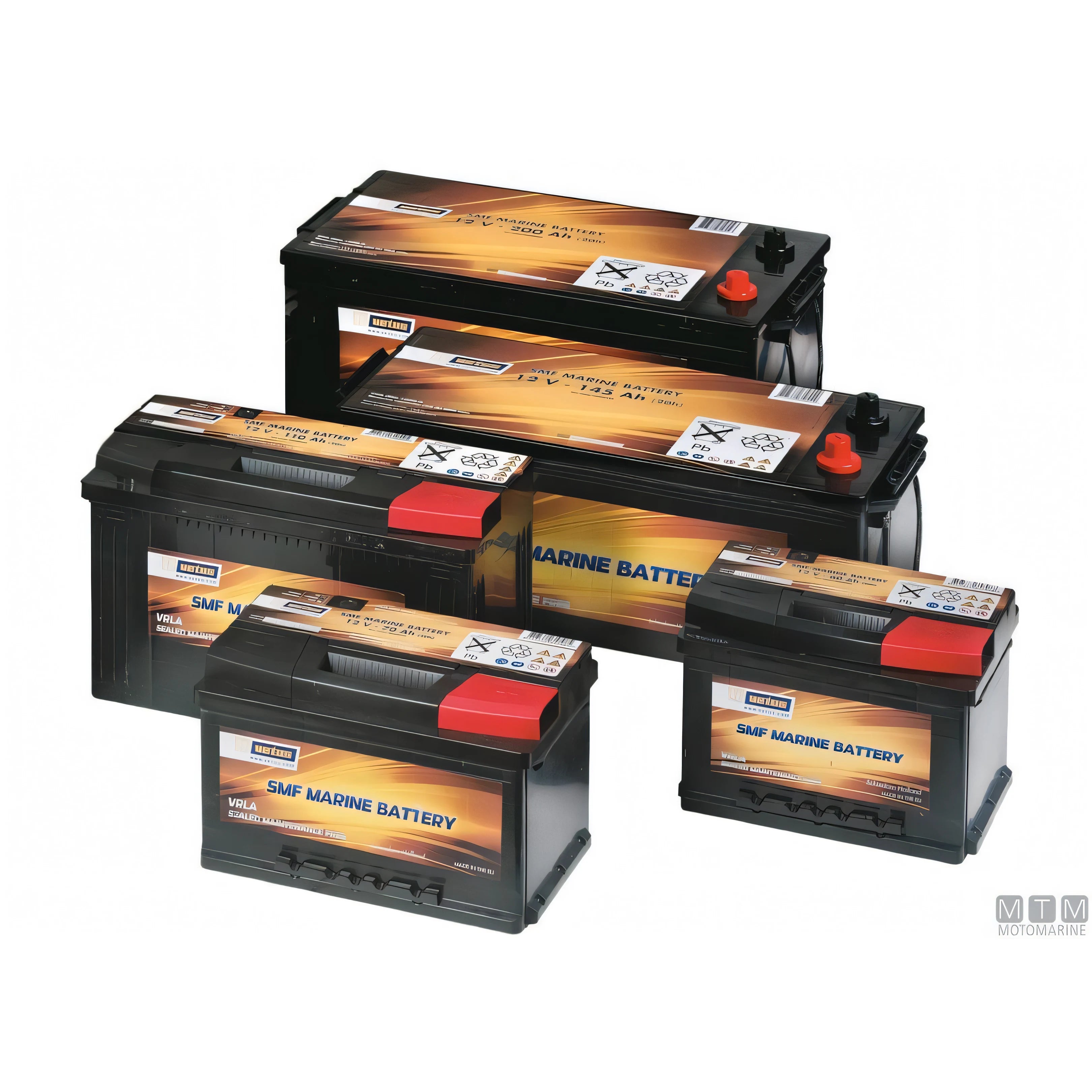 Batteria Vetus SMF 12V sigillata — 70 Ah